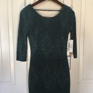 NWT emerald green bodycon dress
